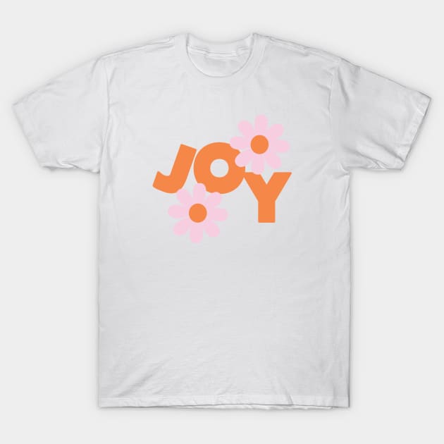 Joy (pink and red) T-Shirt by Elizabeth Olwen